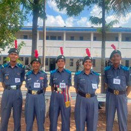 HITS Air Wing NCC Parade