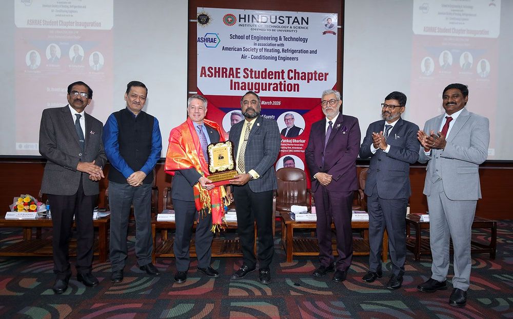 Inauguration of ASHRAE Student Chapter at HITS