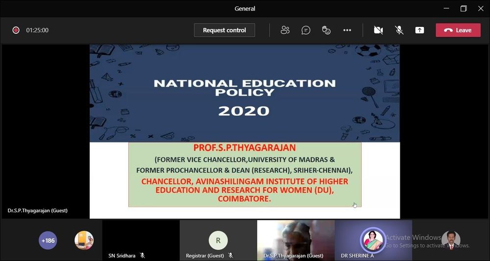 NATIONAL WEBINAR ON NEP 2020 | Event Date: Saturday, 29th, May 2021